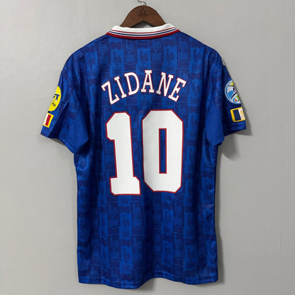 France 1996 Home Retro Soccer Jersey