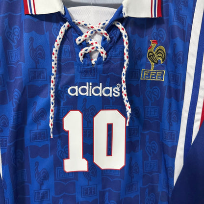 France 1996 Home Retro Soccer Jersey