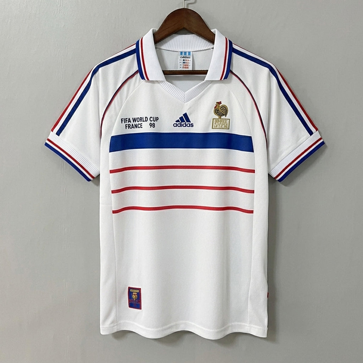 France 1998 World Cup Away Retro Soccer Jersey