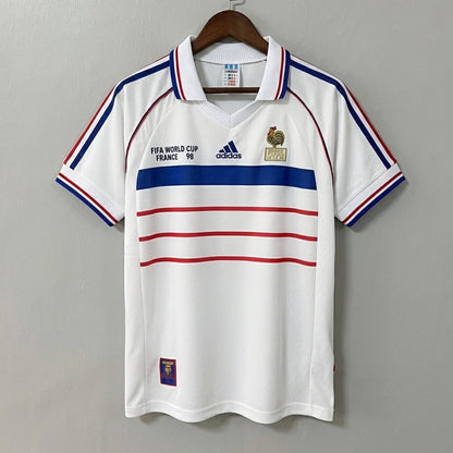 France 1998 World Cup Away Retro Soccer Jersey