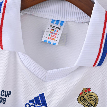 France 1998 World Cup Away Retro Soccer Jersey