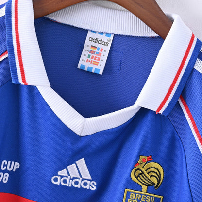 France 1998 World Cup Home Retro Soccer Jersey
