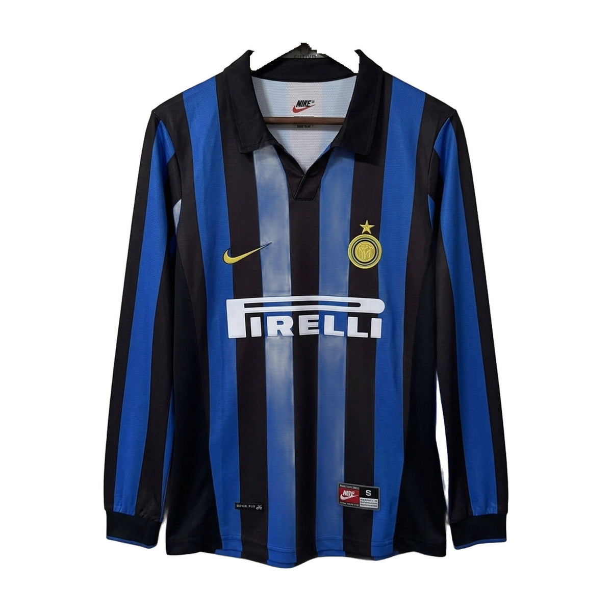 Inter Milan 1998/99 Home Long-Sleeve Retro Soccer Jersey