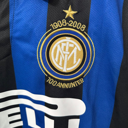 Inter Milan 2007/08 Home Retro Soccer Jersey