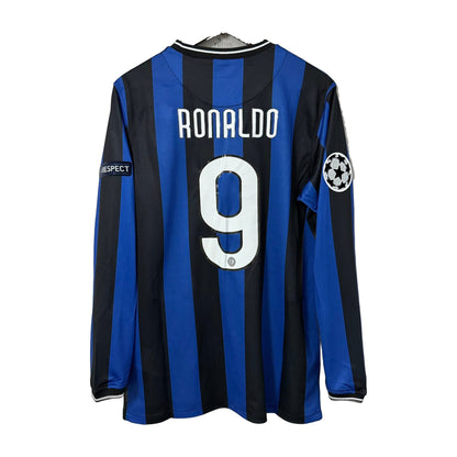 Inter Milan 2009/10 Home (UCL Final) Long-Sleeve Retro Soccer Jersey