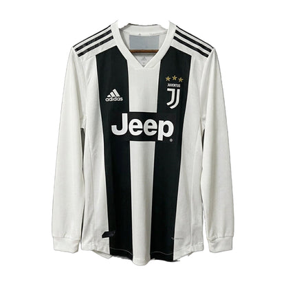 Juventus 2018/19 Home Long-Sleeve Soccer Jersey – Player Edition