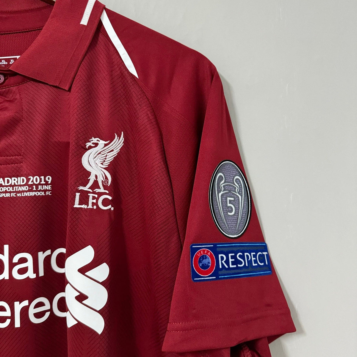 Liverpool 2018/19 Home (UCL Final) Soccer Jersey