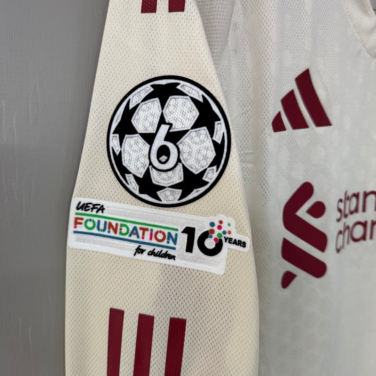 Liverpool 2025/26 Away Long-Sleeve Soccer Jersey – Player Edition
