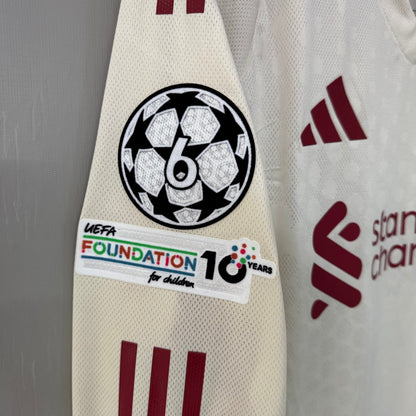 Liverpool 2025/26 Away Long-Sleeve Soccer Jersey – Player Edition