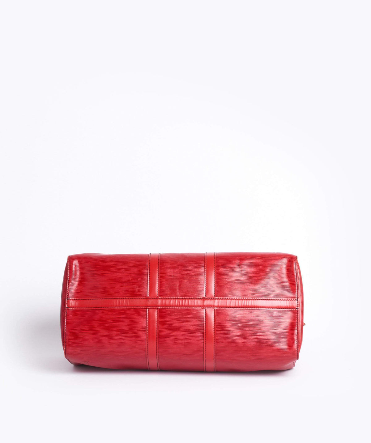 LOUIS VUITTON Epi Keepall 45 Boston Bag Red VI1910