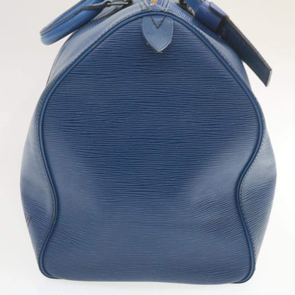LOUIS VUITTON Epi Keepall 50 Boston Bag Blue