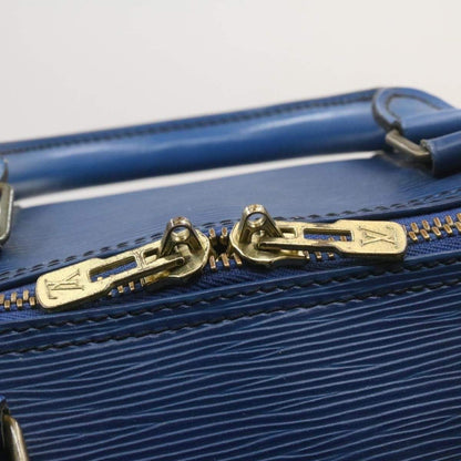 LOUIS VUITTON Epi Keepall 50 Boston Bag Blue