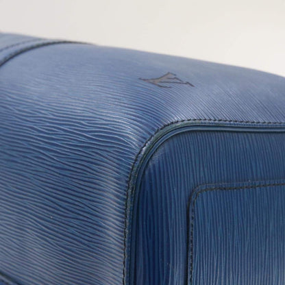 LOUIS VUITTON Epi Keepall 50 Boston Bag Blue