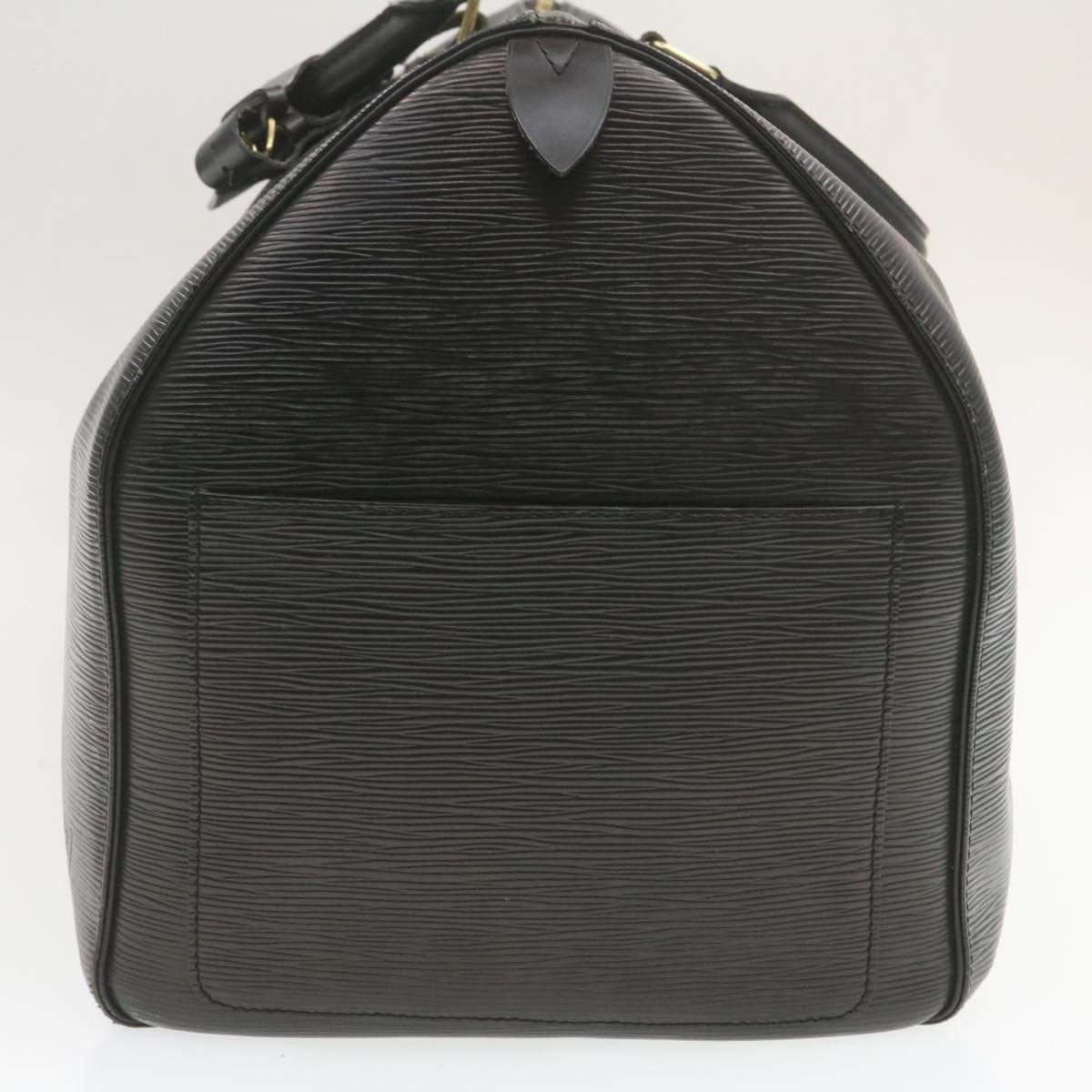 Louis Vuitton Epi Keepall 55 Boston Bag Black