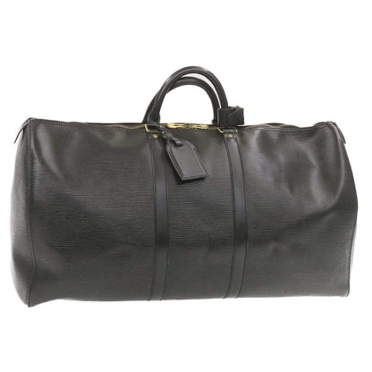 Louis Vuitton Epi Keepall 55 Boston Bag Black