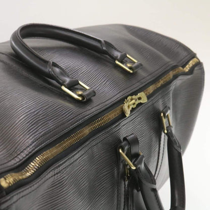 Louis Vuitton Epi Keepall 55 Boston Bag Black