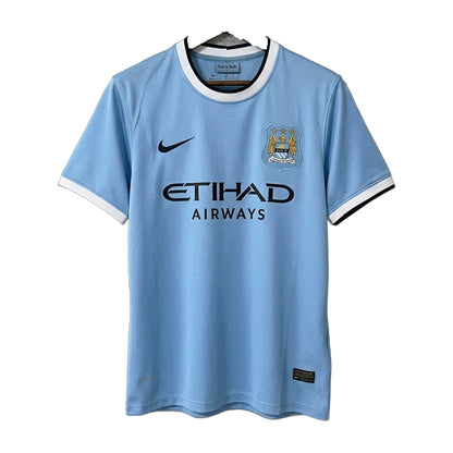 Manchester City 2013/14 Home Retro Soccer Jersey