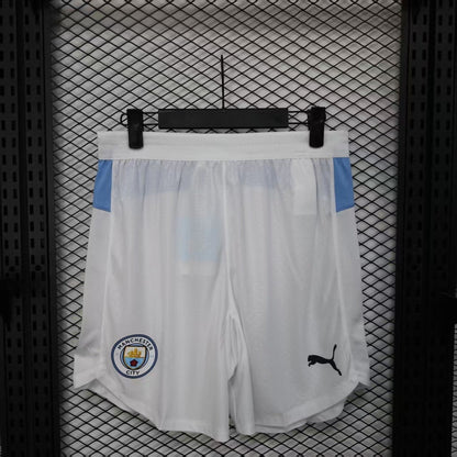 Manchester City 2025/26 Home Soccer Shorts – Player Edition