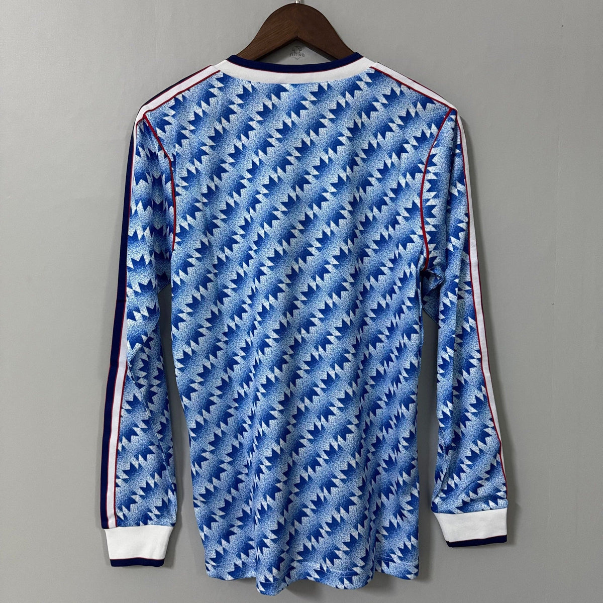 Manchester United 1990/92 Away Long-Sleeve Retro Soccer Jersey