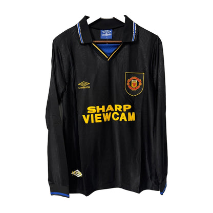 Manchester United 1993/94 Away Long-Sleeve Retro Soccer Jersey