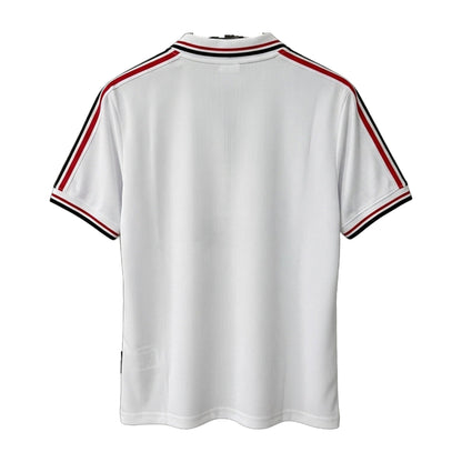 Manchester United 1998/99 Special Commerative White Soccer Jersey