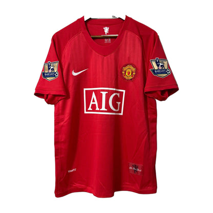 Manchester United 2007/08 Home (League) Retro Soccer Jersey