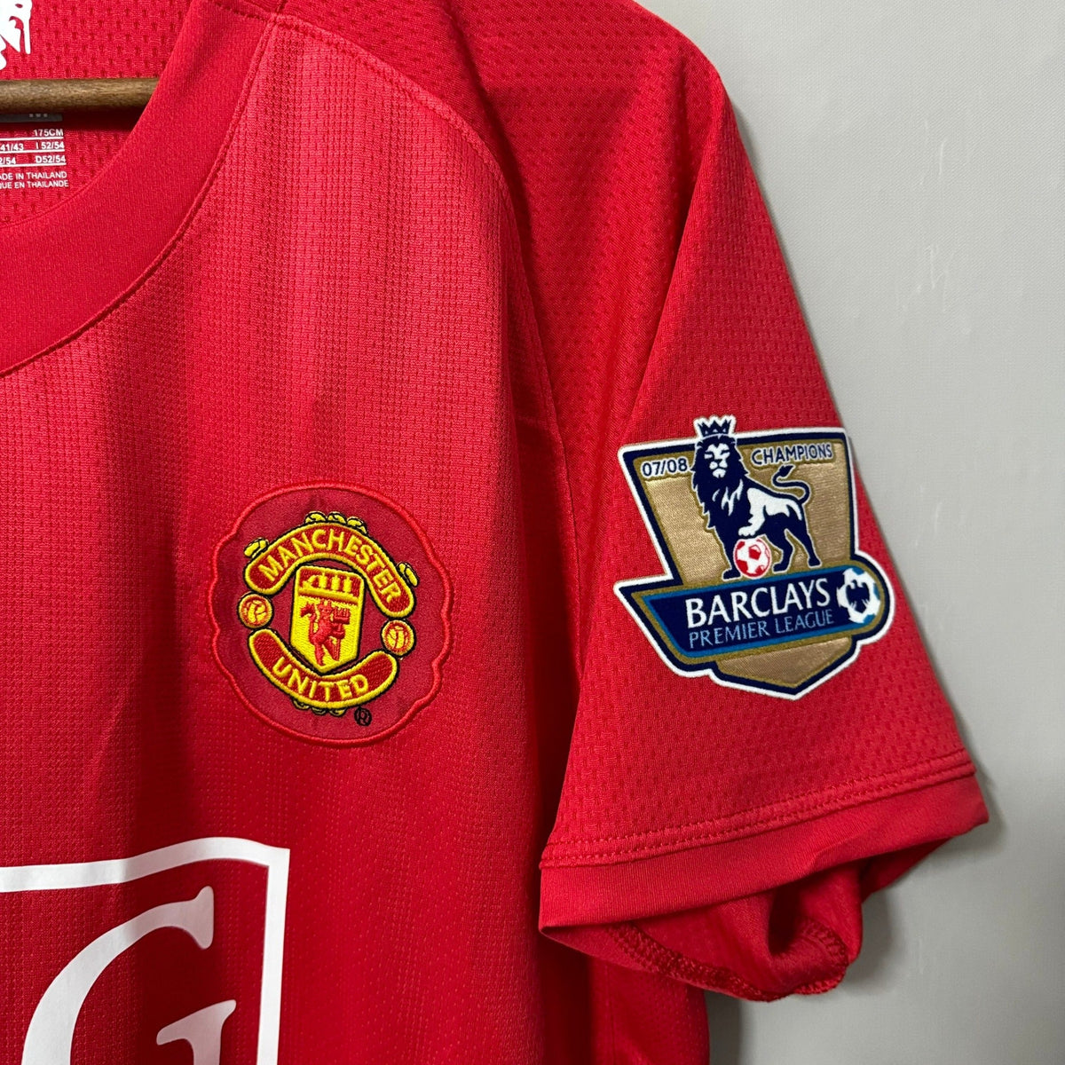 Manchester United 2007/08 Home (League) Retro Soccer Jersey