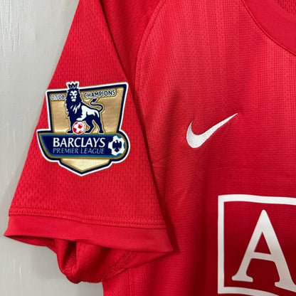 Manchester United 2007/08 Home (League) Retro Soccer Jersey