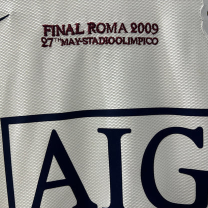 Manchester United 2008/09 Away (UCL Final) Long-Sleeve Retro Soccer Jersey