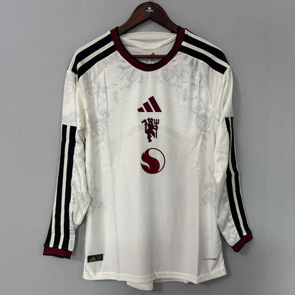 Manchester United 2026/27 Away (Third Kit) Long-Sleeve Soccer Jersey – Player Edition
