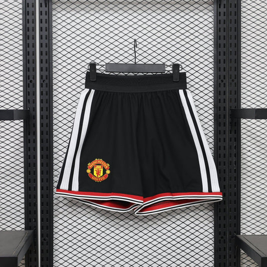 Manchester United 2026/27 Home Black Soccer Shorts – Player Edition