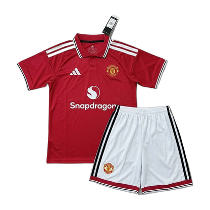 Manchester United 2026/27 Home Kids Soccer Kit