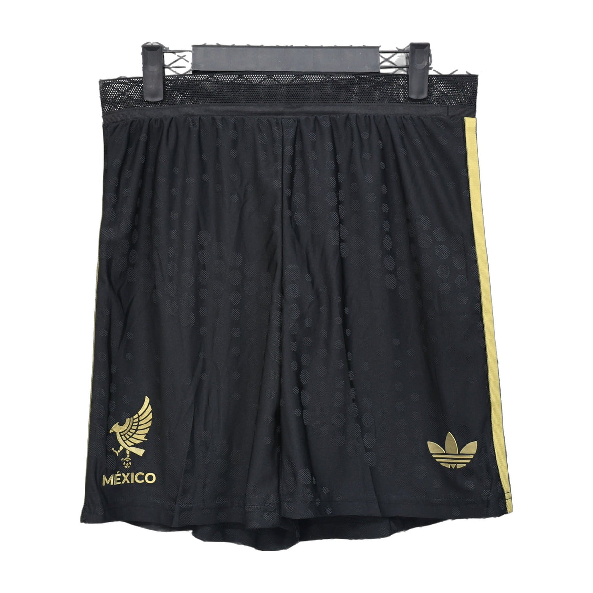 Mexico Golden Cup 2025 Black Soccer Shorts – Player Edition