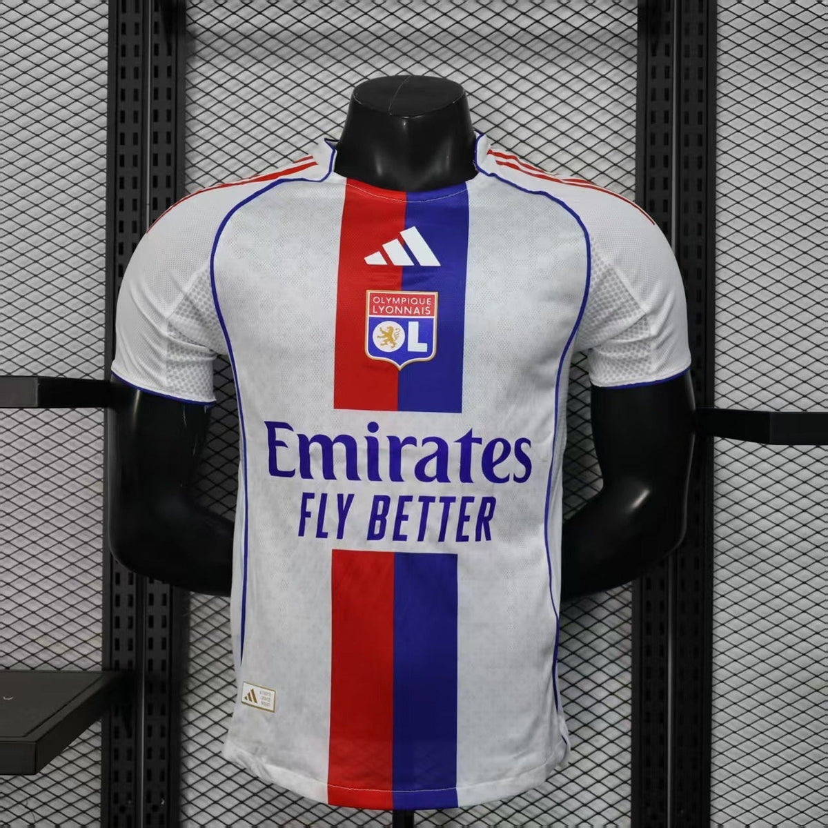 Olympique Lyon 2025/26 Home Soccer Jersey – Player Edition