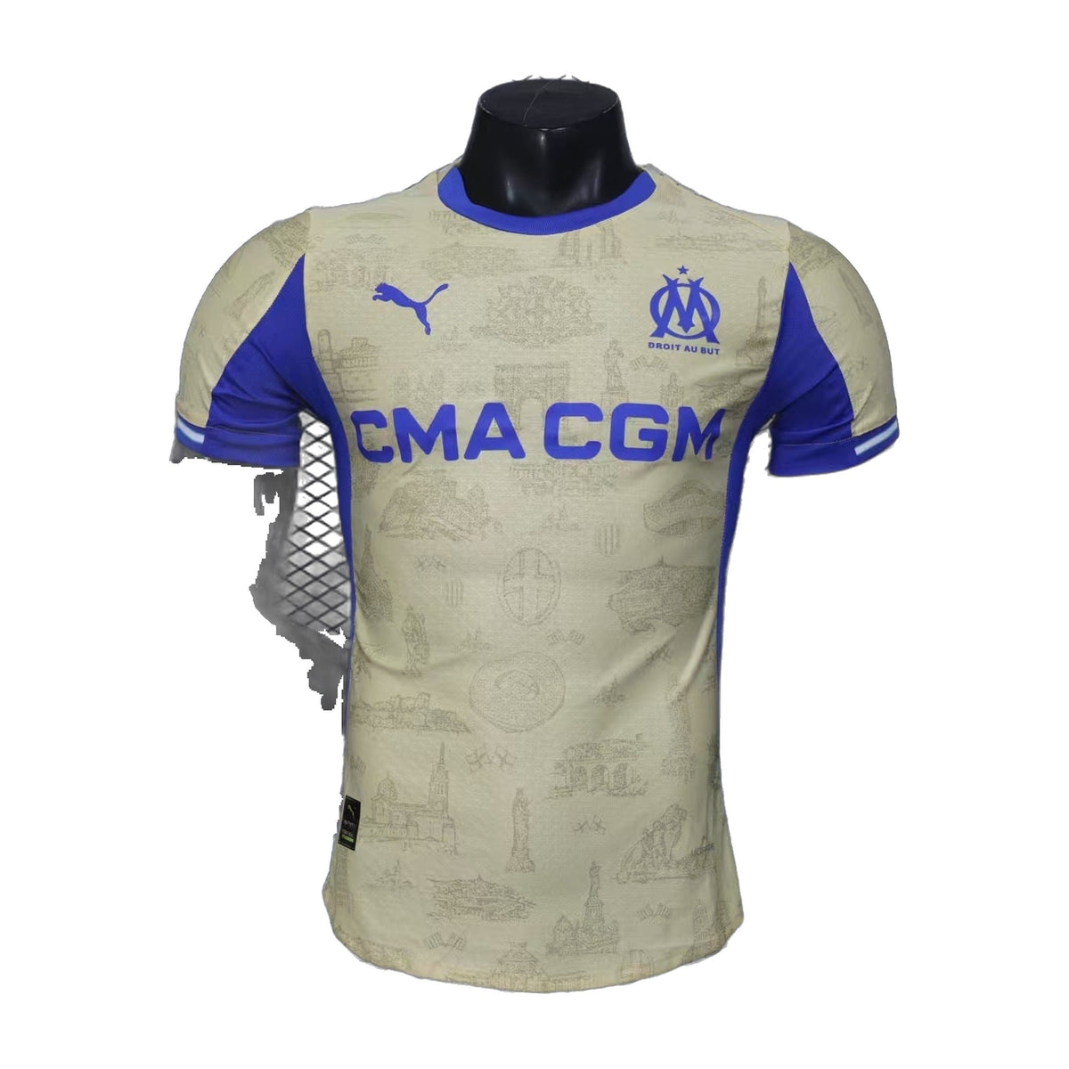 Olympique Marseille 2025/26 Away (Fourth Kit) Soccer Jersey – Player Edition