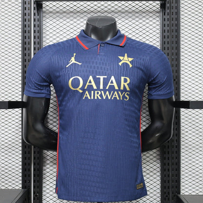 Paris Saint-Germain 2026/27 Blue Polo Collar Soccer Jersey – Player Edition