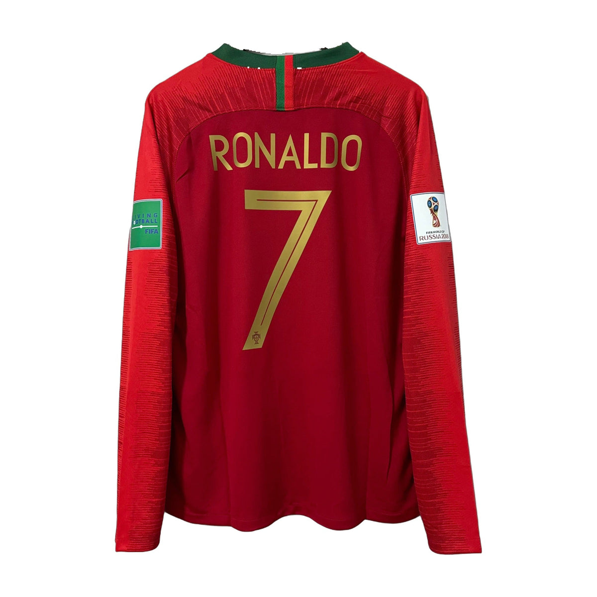 Portugal 2018 World Cup Home Long-Sleeve Soccer Jersey