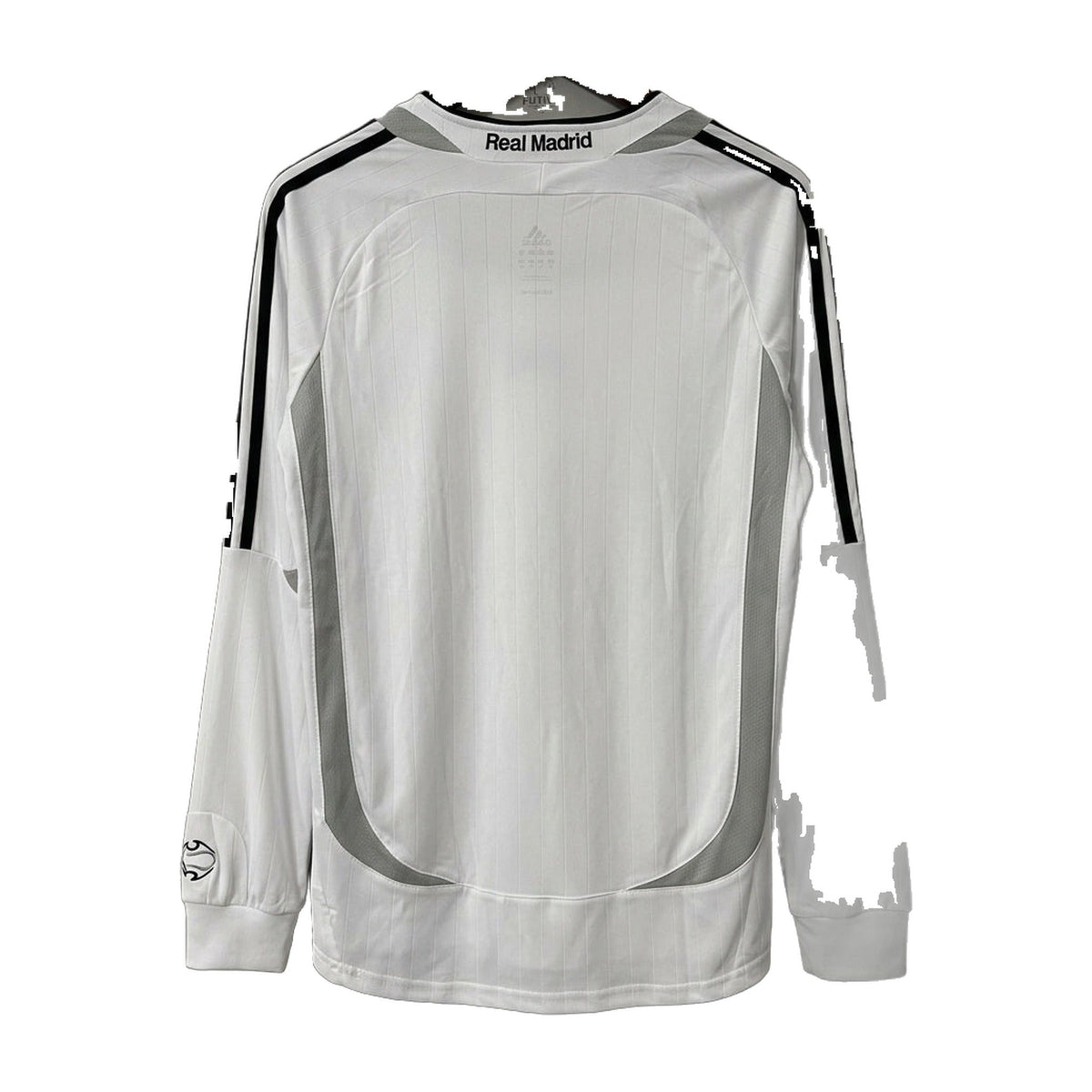 Real Madrid 2006/07 Home Long-Sleeve Retro Soccer Jersey