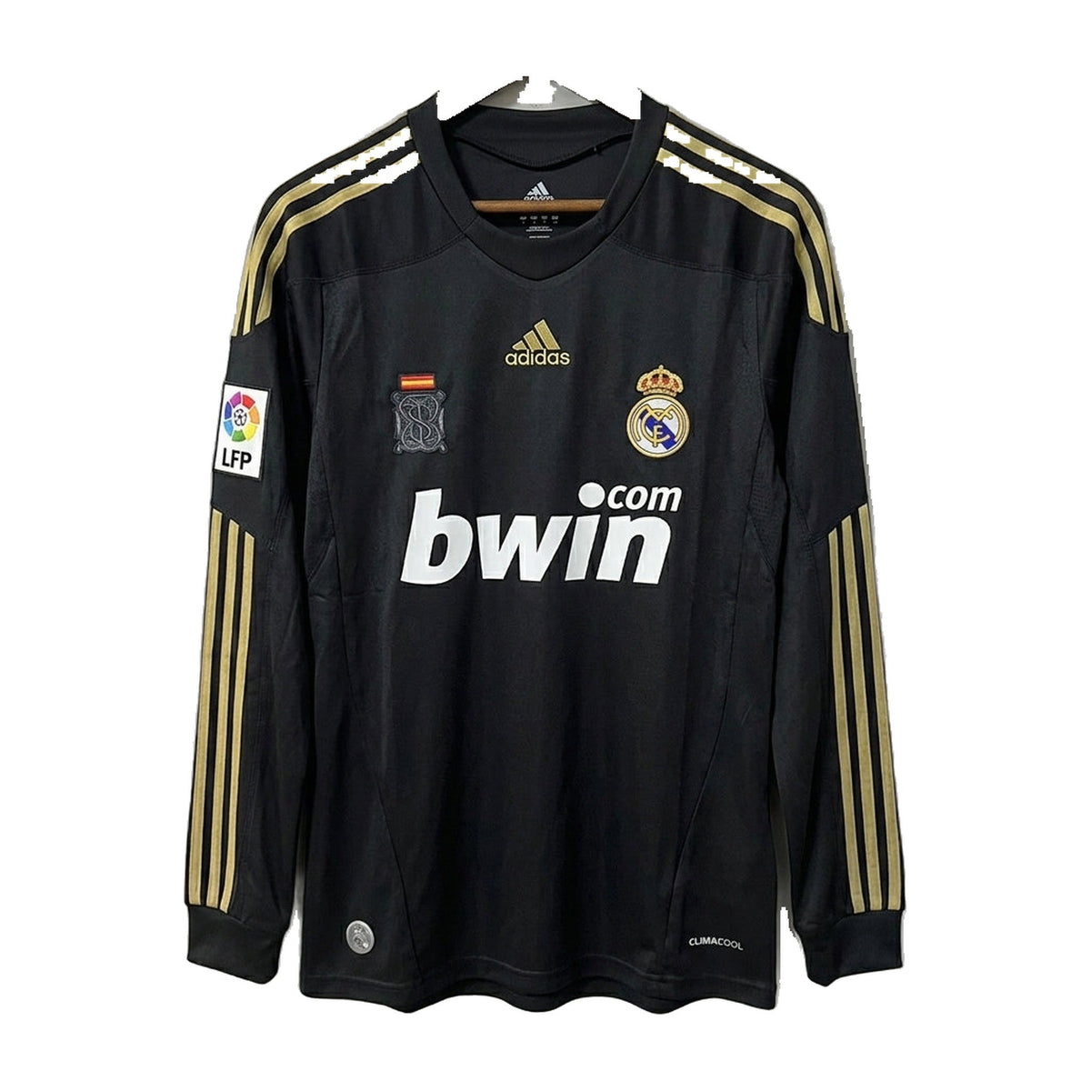 Real Madrid 2009/10 Away (Third Kit) Long-Sleeve Retro Soccer Jersey