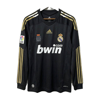 Real Madrid 2009/10 Away (Third Kit) Long-Sleeve Retro Soccer Jersey