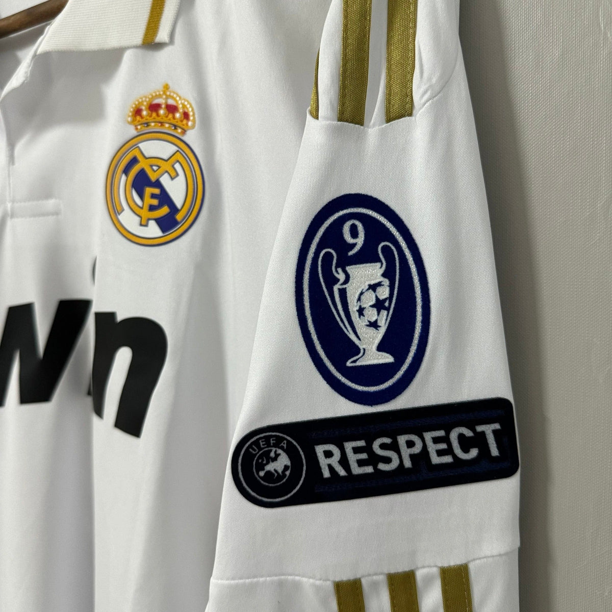 Real Madrid 2011/12 Home Long-Sleeve Retro Soccer Jersey