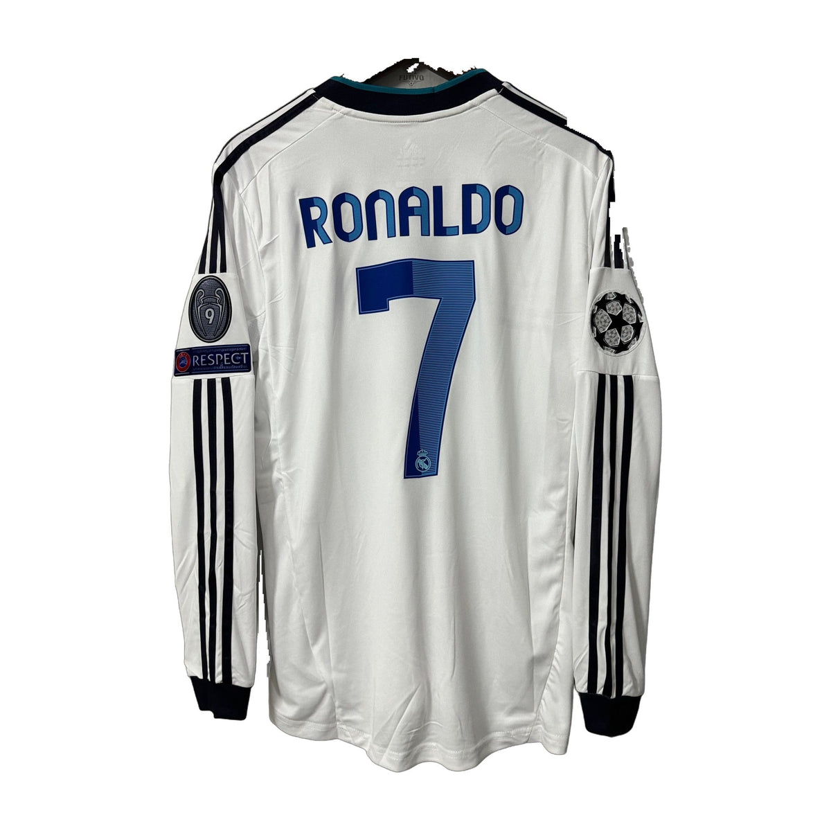 Real Madrid 2012/13 Home Long-Sleeve Retro Soccer Jersey