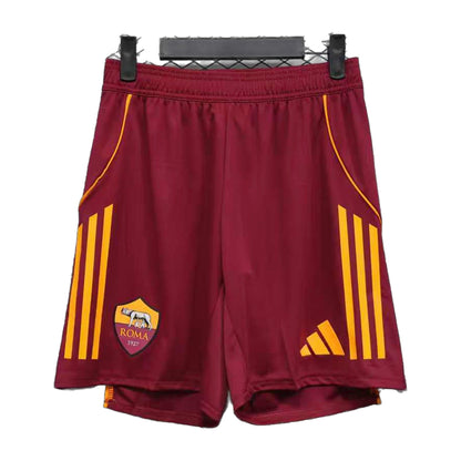 Roma 2025/26 Home Soccer Shorts – Player Edition