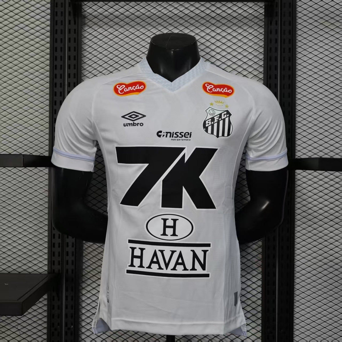 Santos 2025/26 Home Soccer Jersey – Player Edition