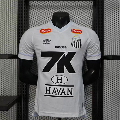 Santos 2025/26 Home Soccer Jersey – Player Edition