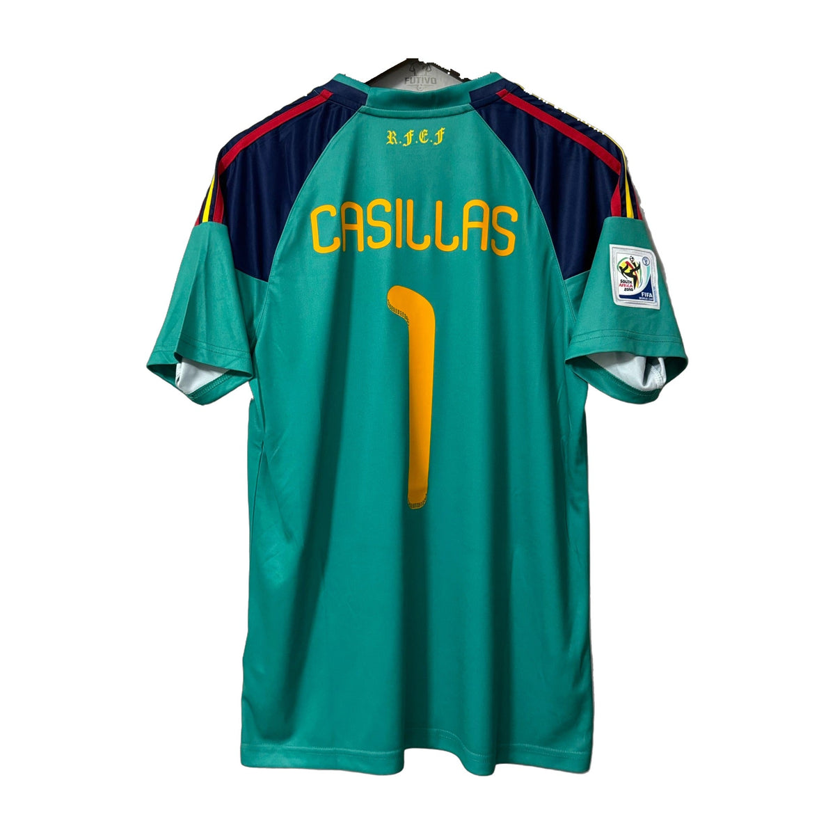 Spain 2010 World Cup Goalkeeper Retro Soccer Jersey (Home)