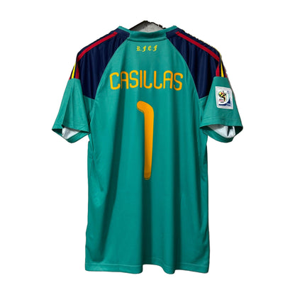 Spain 2010 World Cup Goalkeeper Retro Soccer Jersey (Home)