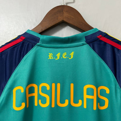 Spain 2010 World Cup Goalkeeper Retro Soccer Jersey (Home)
