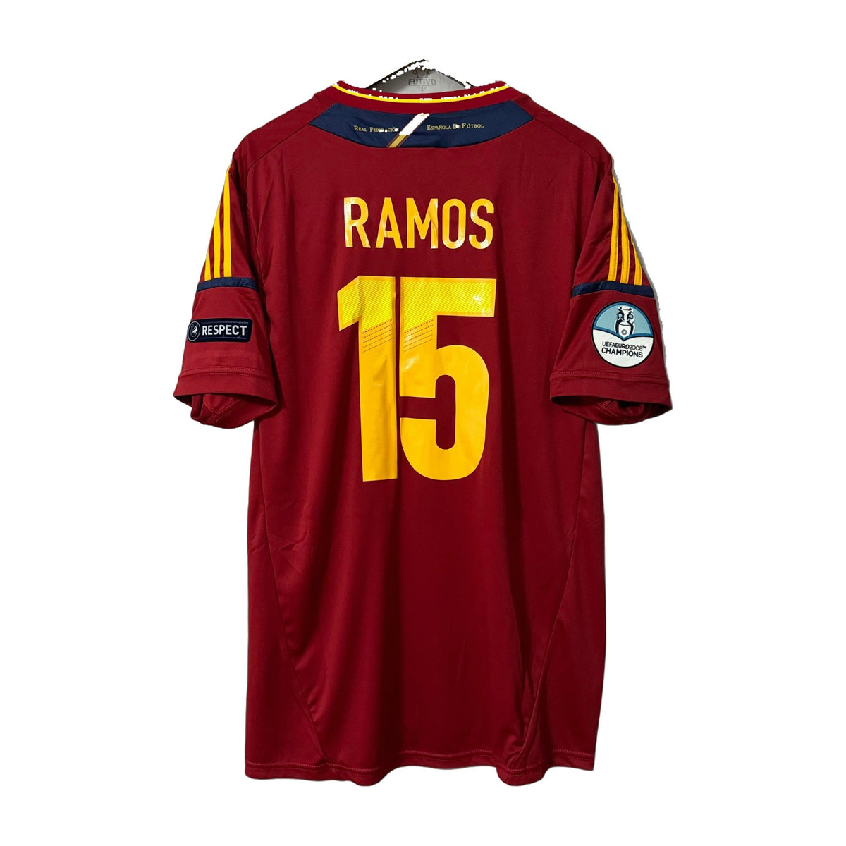 Spain 2012 Home Retro Soccer Jersey