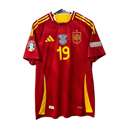 Spain 2024 Home Soccer Jersey – Player Edition